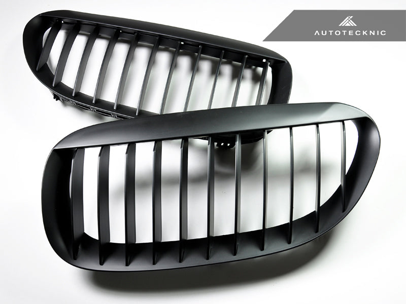AutoTecknic Stealth Black Front Grille Set - E63/ E64 6-Series & M6