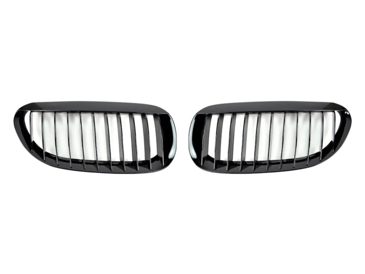 AutoTecknic Glazing Black Front Grille Set - E63/ E64 6-Series & M6