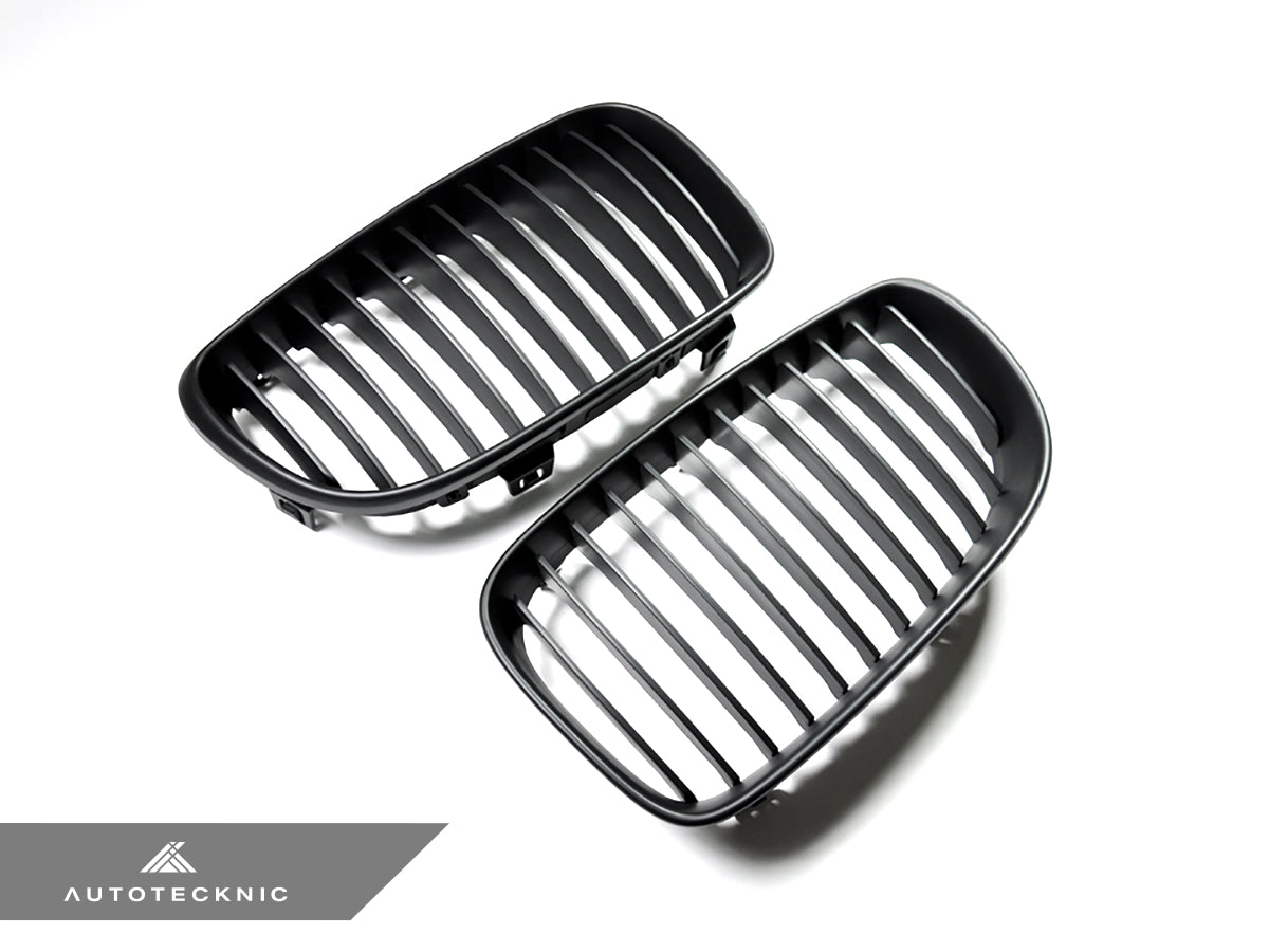 AutoTecknic Stealth Black Front Grille Set - E82 1-Series & 1M