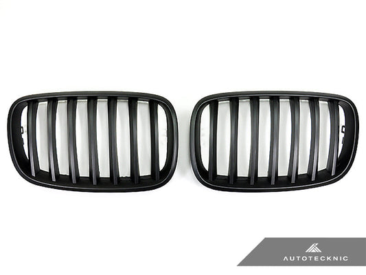 AutoTecknic Stealth Black Front Grille Set - E70 X5 / X5M | E71 X6 / X6M