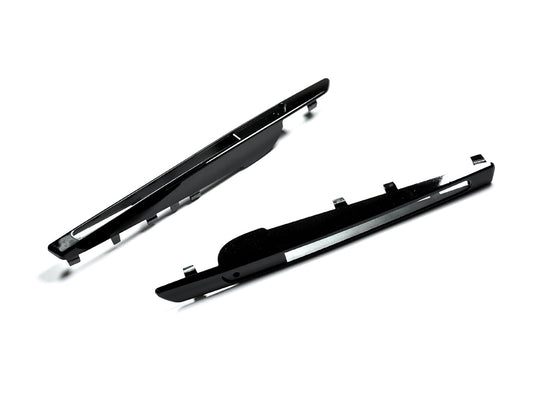 AutoTecknic Replacement Glazing Black Fender Gills - BMW E71 X6M