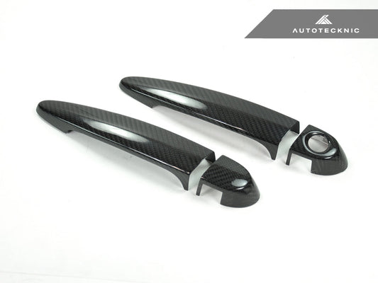 AutoTecknic Dry Carbon Fiber Door Handle Trims - F30/ F31/ F34 3-Series