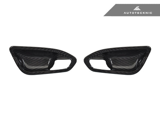 AutoTecknic Dry Carbon Interior Door Handle Trim Set - BMW F87 M2 | F22 2-Series | F20 1-Series