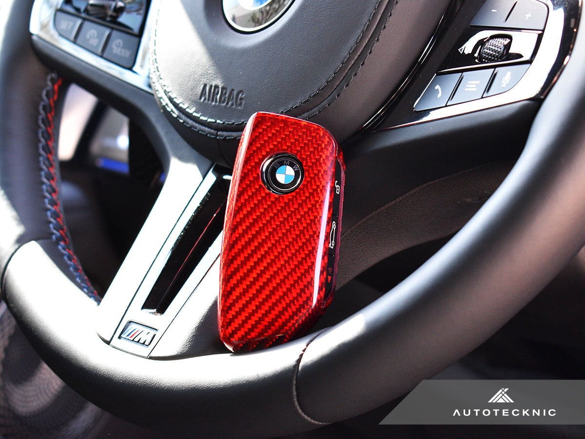 AutoTecknic Dry Carbon Remote Key Case - BMW