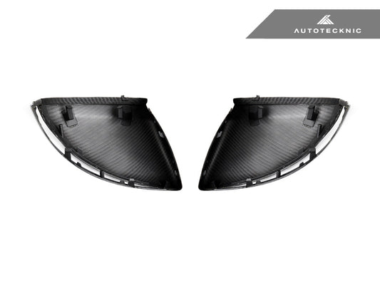 AutoTecknic Replacement Version II Dry Carbon Mirror Covers - Mercedes-AMG X290 GT43 | GT50 | GT53 | GT63