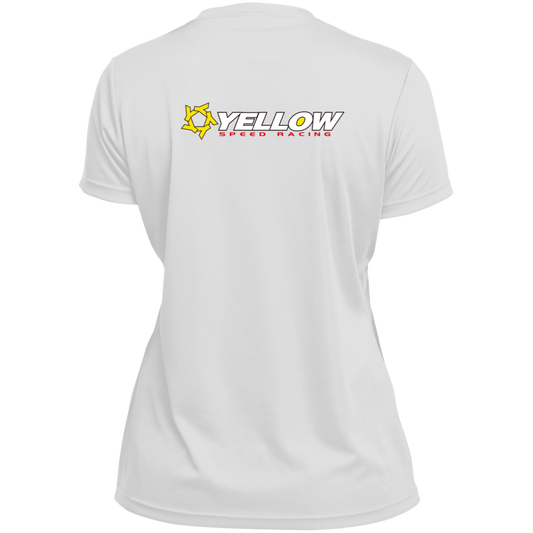 YSR Ladies’ Moisture-Wicking V-Neck Tee