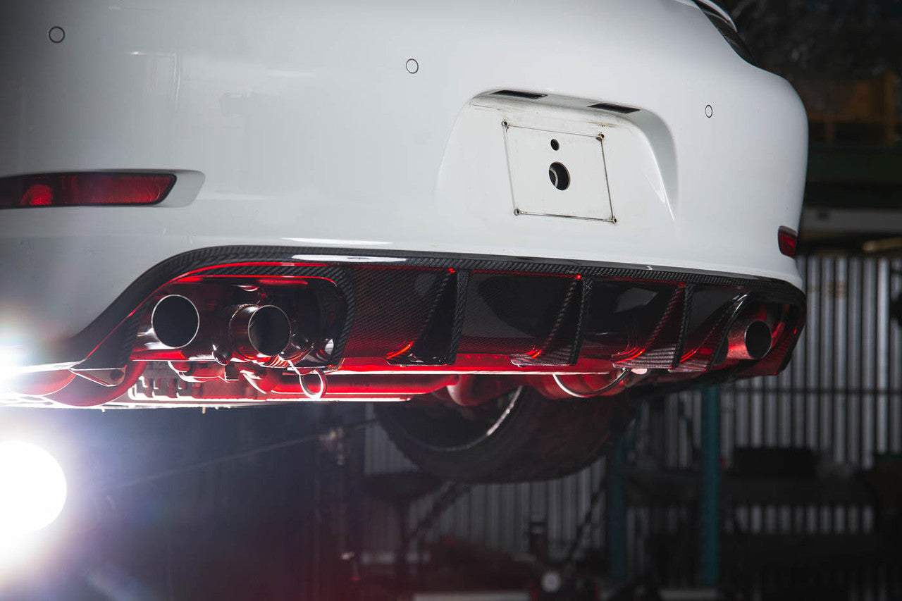 Rennline - Carbon Fiber Rear Diffuser || 991.1(C2/C2S/C4/C4S/GTS)