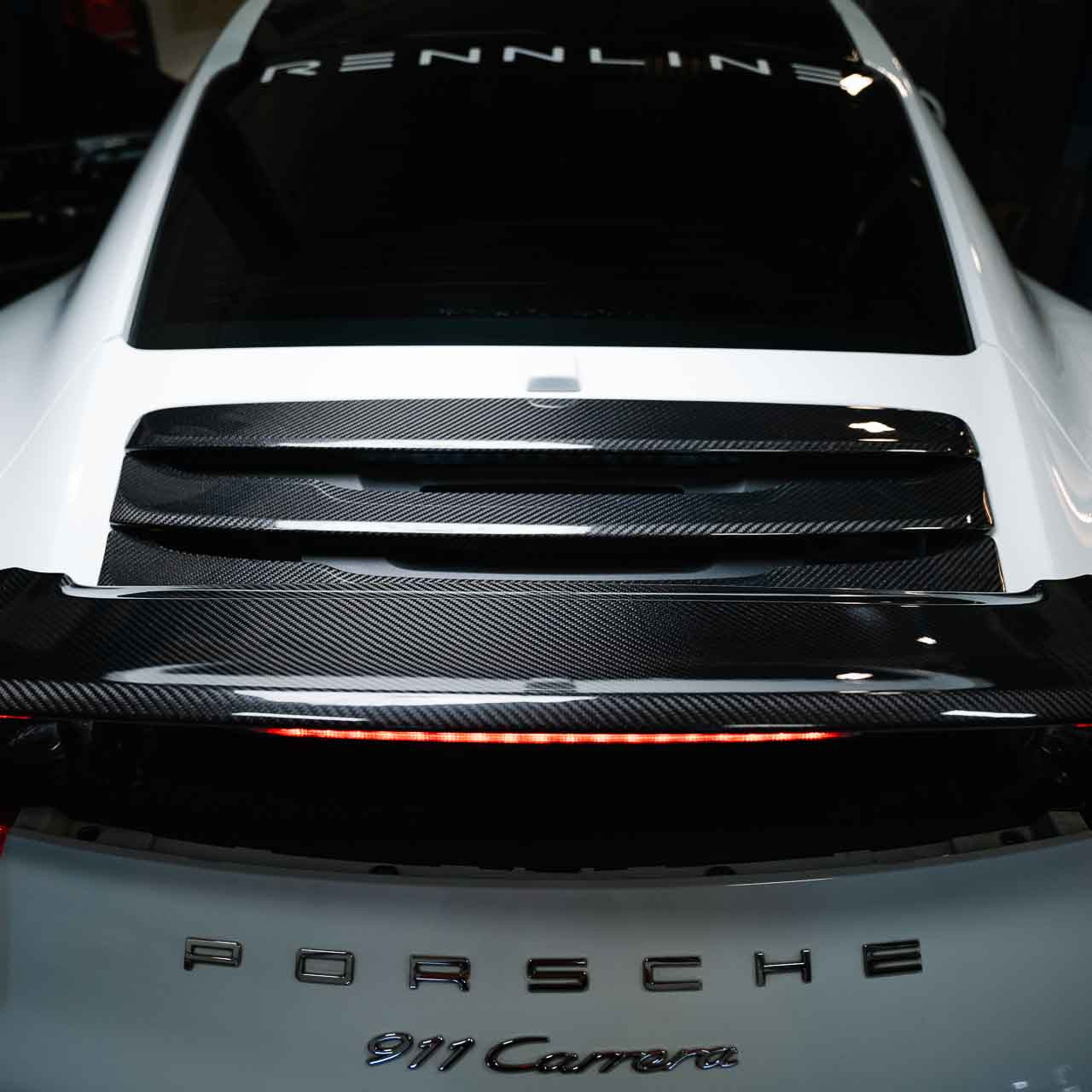 Rennline - Carbon Fiber Replacement Rear Louvers || 991.1 (Not Turbo/Turbo S/GTS/Anniversary/GT3/RS)