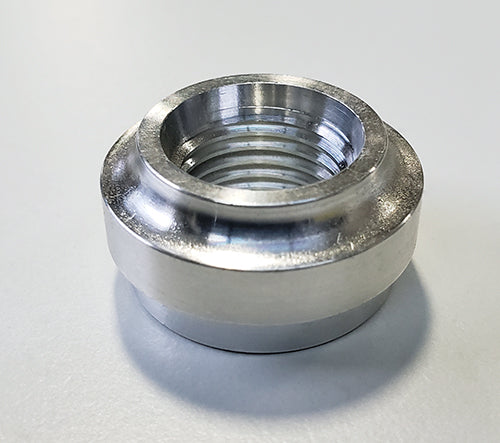 -16AN Female Weld Bung - 6061 Aluminum