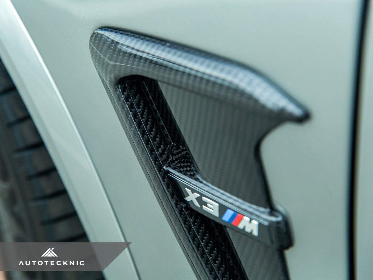 AutoTecknic Dry Carbon Fiber Fender Trim Set - F97 X3M | F98 X4M | G01 X3 | G02 X4