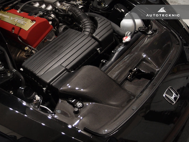 AutoTecknic Dry Carbon Fiber Cooling Shroud - Honda S2000 (AP1 & AP2)