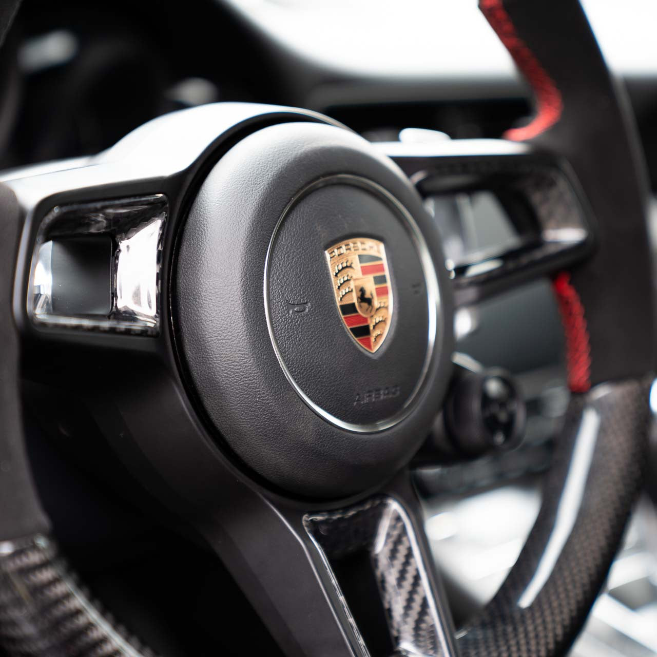 Rennline  - Carbon Fiber Steering Wheel Insert || 991.2/718/95.B/971.1