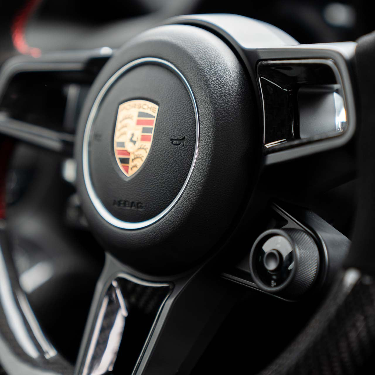 Rennline  - Carbon Fiber Steering Wheel Insert || 991.2/718/95.B/971.1
