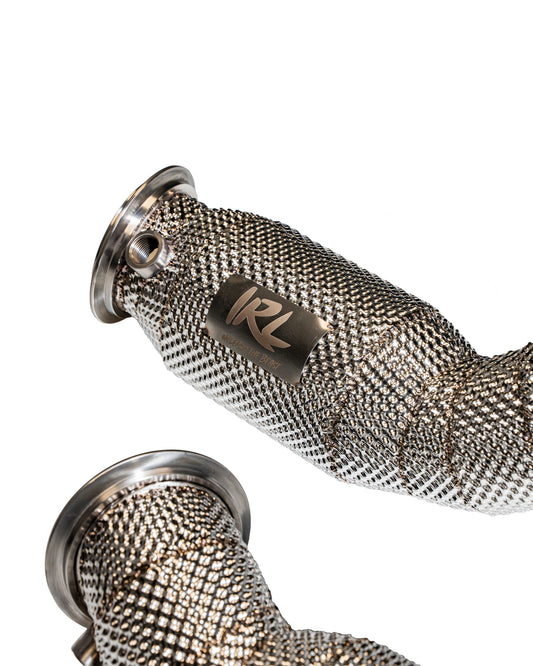 IRL F97 F98 X3M X4M MaxFlow Race Catted Downpipes