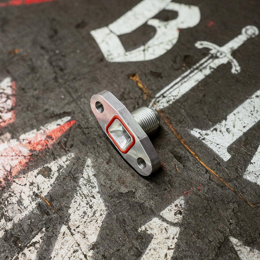 Rvng Turbo Drain Oil Flange T4-T6 10AN