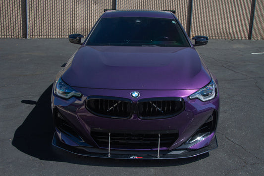 BMW G42 M240i Carbon Fiber Front Wind Splitter (including X Drive)