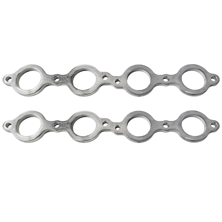 Exhaust Manifold Flange for GM LS1 / LS2 / LS3 / LS6 / LS9 (Set of 2 Flanges) 304 Stainless