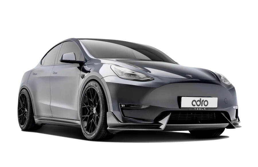 ADRO - PrePreg Carbon Fiber Front Lip || Model Y