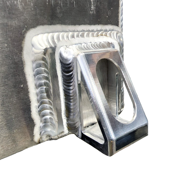 Weld On Mounting Bracket - 2" x 1.25" - Set of 2 - 6061 Aluminum