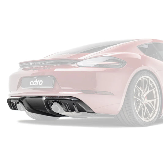 PORSCHE 718 PREPREG REAR DIFFUSER