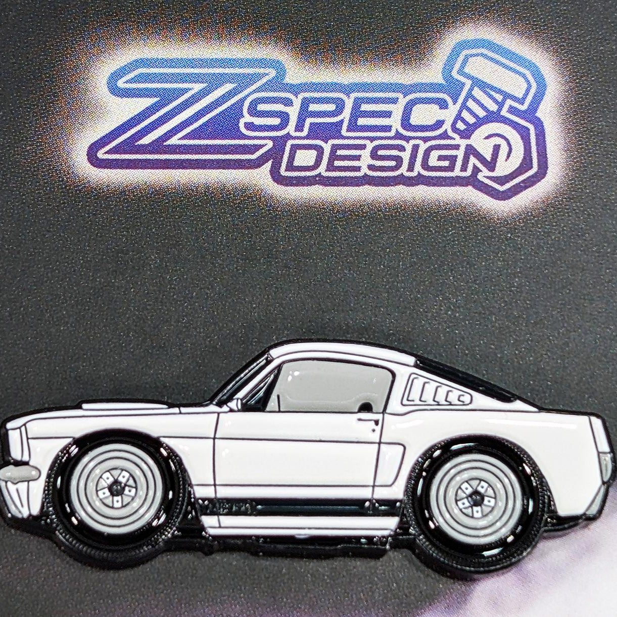 ZSPEC Collector Lapel / Hat Pin - GT350 Mustang Wimbledon White