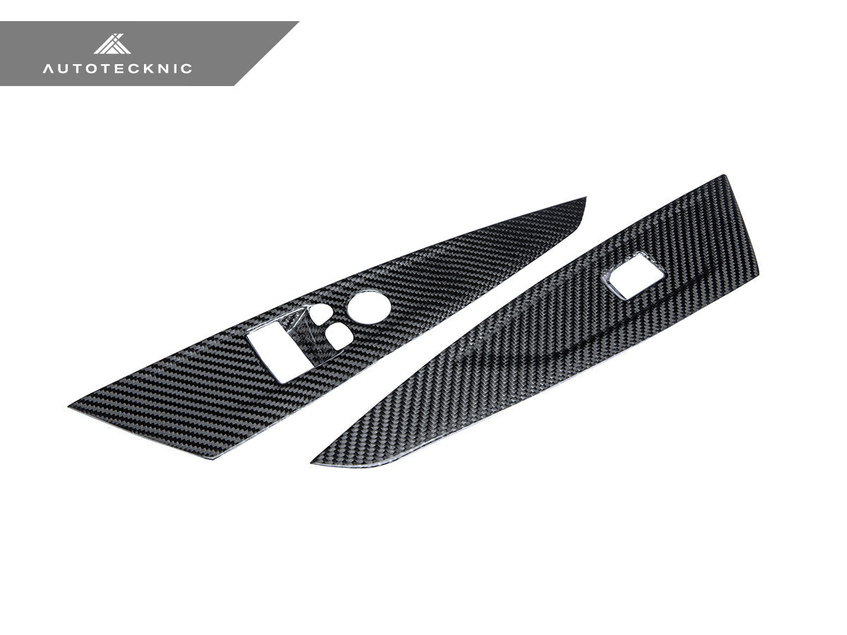 AutoTecknic Dry Carbon Interior Door Handle Trim Set - G22 4-Series