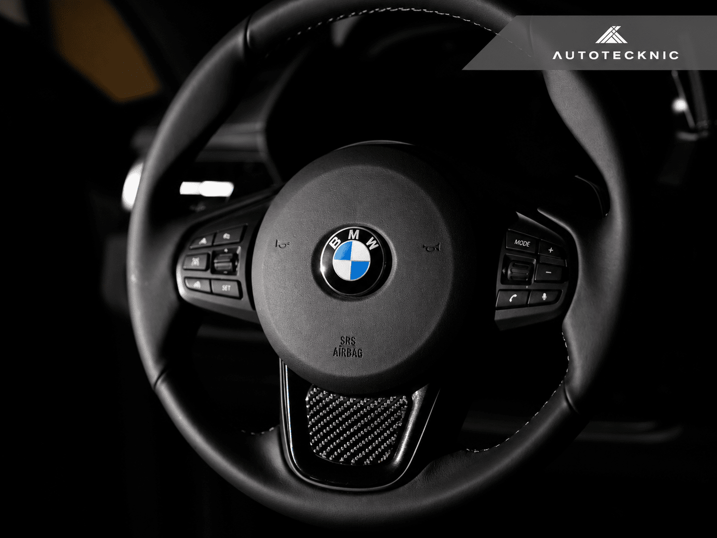 AutoTecknic Replacement Carbon Steering Wheel - A90 Supra 2020-Up