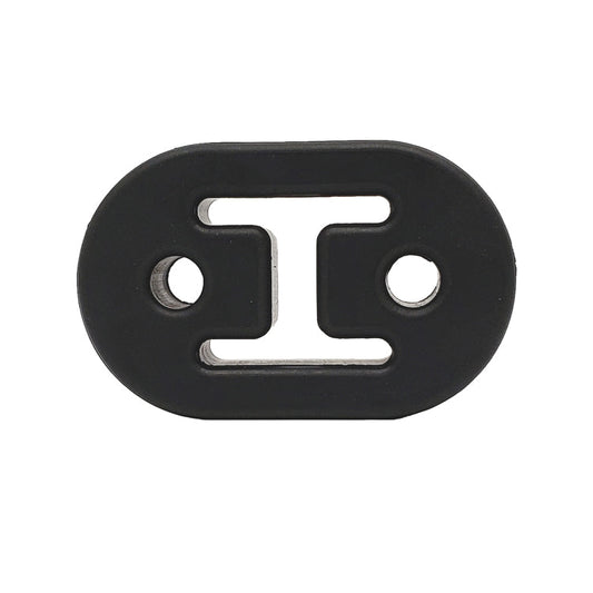 3/8" ID Exhaust Hanger Rod Support (Sold Individually) - Black Rubber (74mm Long)