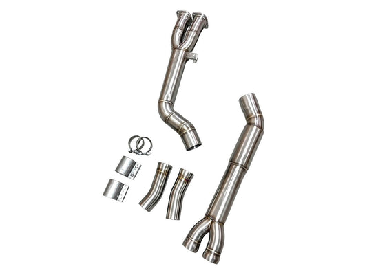 MAD - BMW 2019+ X3M X4M F97 F98 S58 Single Resonated Midpipe