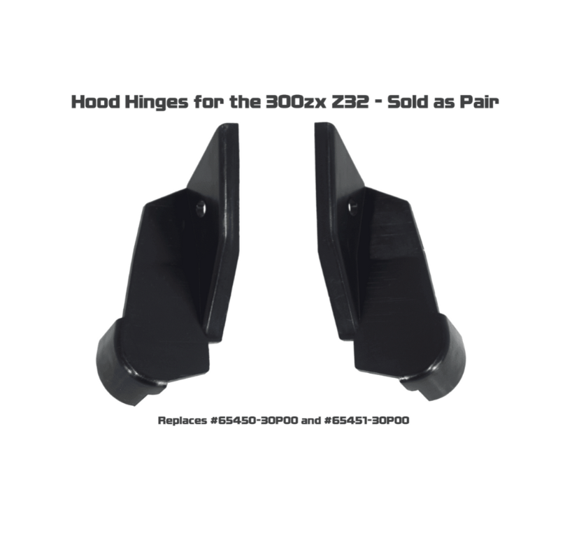 ZSPEC Hood Hinge Covers for '90-96 300zx LHD & RHD, Sold per Left/Right Set