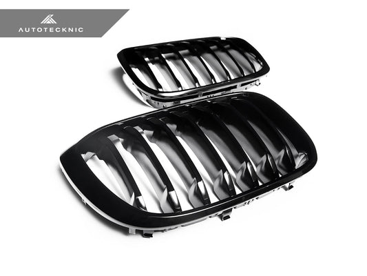 AutoTecknic Glazing Black Front Grille Set - BMW G01 X3 | G02 X4 Pre-LCI