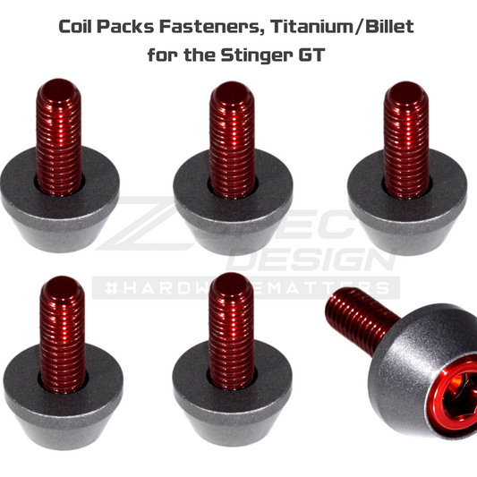 ZSPEC Coil Packs Fastener Kit for '18+ Stinger GT, Titanium & Billet
