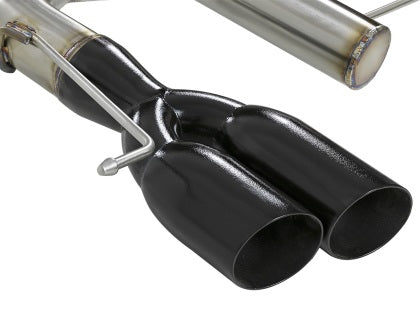 aFe - MACHForce XP 08-13 BMW 135i L6-2.0L N54/N55 3in. 304 SS Axle-Back Exhaust w/Black Tips