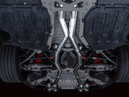 AWE - Track Edition Catback Exhaust for BMW G8X M3/M4 - Chrome Silver Tips
