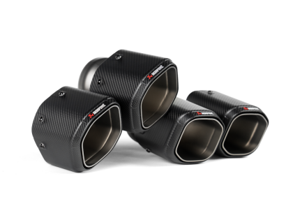 Akrapovic 2024+ BMW M5 (G90,G99) Hexagonal Carbon Fiber Tail Pipe Set