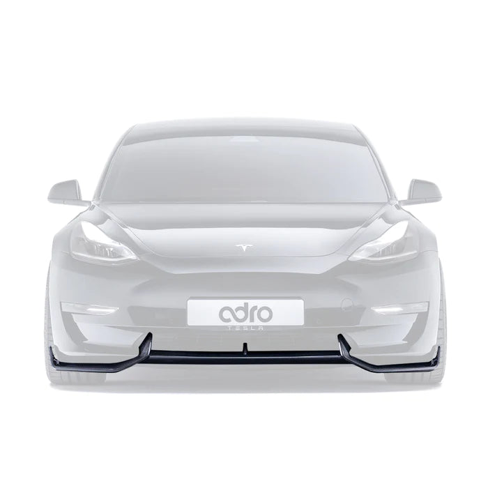 Adro - Carbon Fiber Front Lip || Model 3