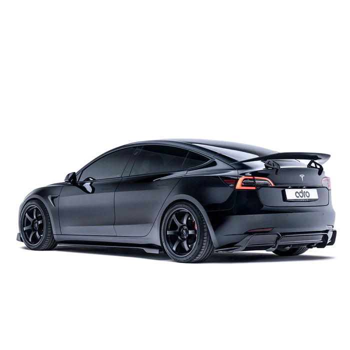 Adro - Carbon Fiber Rear Diffuser || Model 3