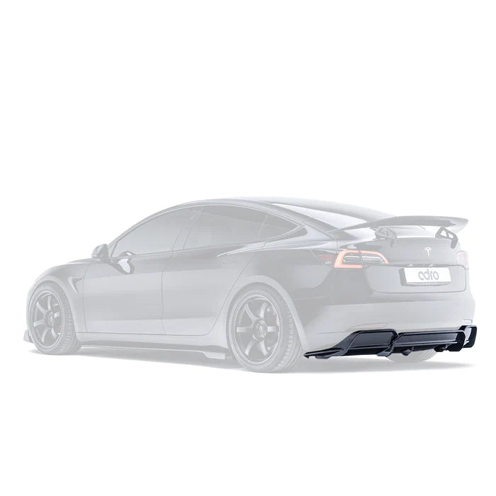 Adro - Carbon Fiber Rear Diffuser || Model 3