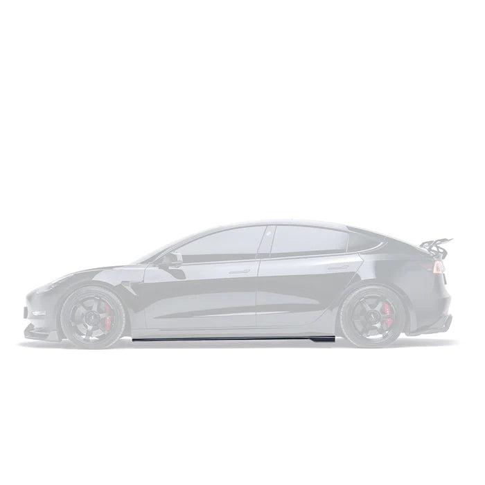 Adro - Carbon Fiber Side Skirt || Model 3