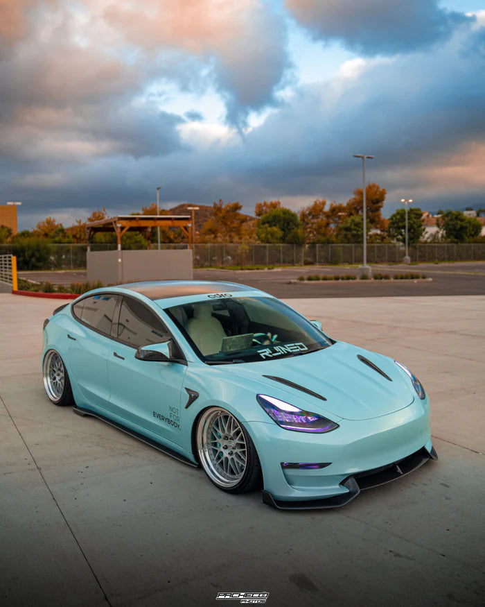 Adro - Carbon Fiber Side Skirt || Model 3