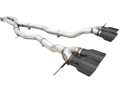 AWE - Track Edition Catback Exhaust for BMW G8X M3/M4 - Diamond Black Tips