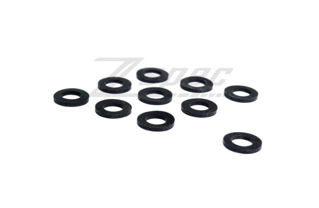 ZSPEC M5 Silicone Flat Washers for SHSC or Button-Head Bolts, 10-Pack