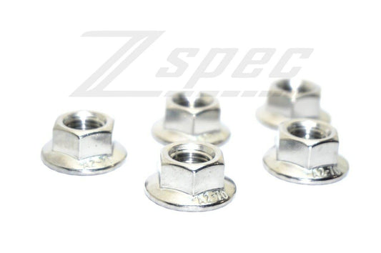 ZSPEC M6-1.0 Metric Flare Nuts, SUS304 Stainless, 10-Pack