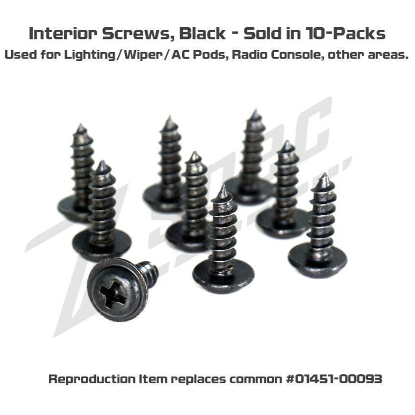 ZSPEC Interior Screws for Nissan vehicles for Z32 300zx and others, 10-Pack