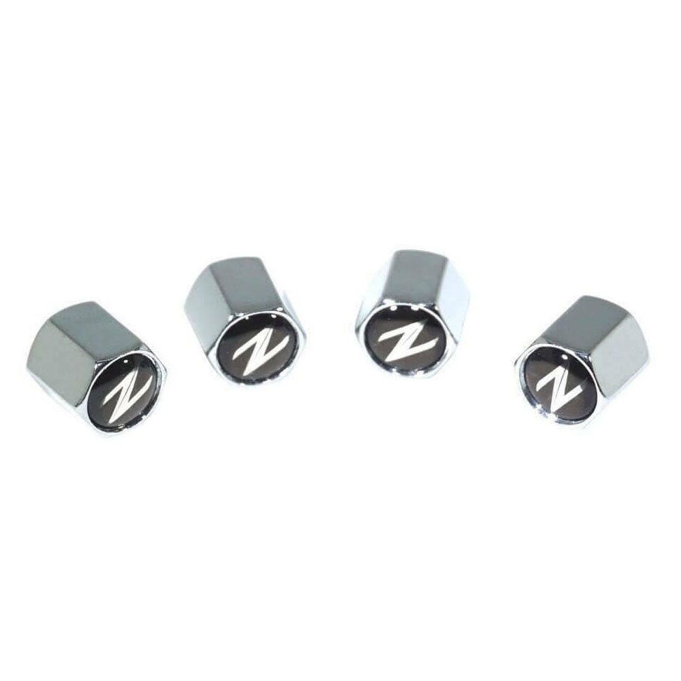 Chrome Valve Stem Tire Caps, Style: Nissan 370z Z34