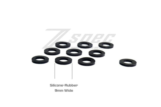 ZSPEC M5 Silicone Flat Washers for SHSC or Button-Head Bolts, 10-Pack