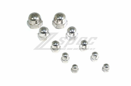 ZSPEC M10-1.5 Acorn Nuts, SUS304 Stainless Steel, 10-Pack