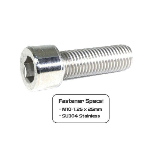 ZSPEC M10-1.25x25mm Fastener, Socket-Head SHSC Fasteners, SUS304 Stainless, Per Each