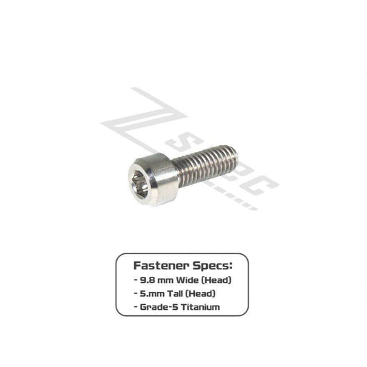 ZSPEC M6-1.0x16mm Socket-Cap SHSC Fastener/Bolt, Titanium Grade-5, Per Each