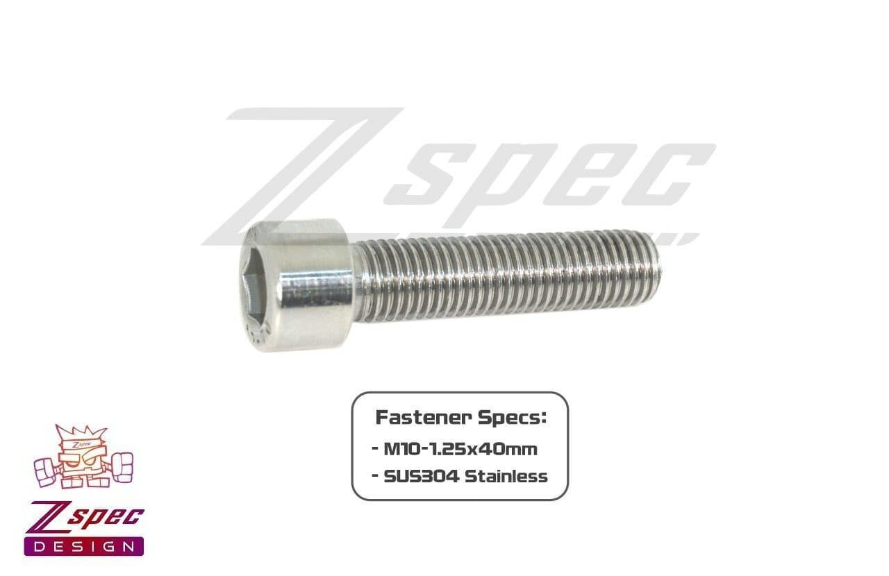 ZSPEC M10-1.25x40mm Fasteners, SHSC, Stainless SUS304, SOLD PER EACH